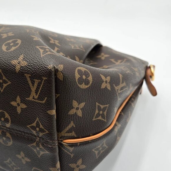 COA INCLUDED - (MM) Louis Vuitton Turen Women's Handbag Monogram Brown 2-Way - Picture 13 of 16